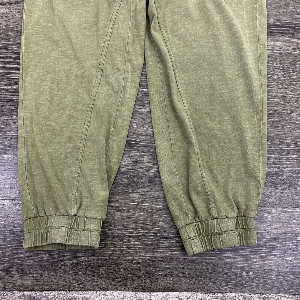 Daily Practice Anthropologie Joggers Womens XS Green Drop Crotch Lounge Hi Rise - Picture 8 of 12